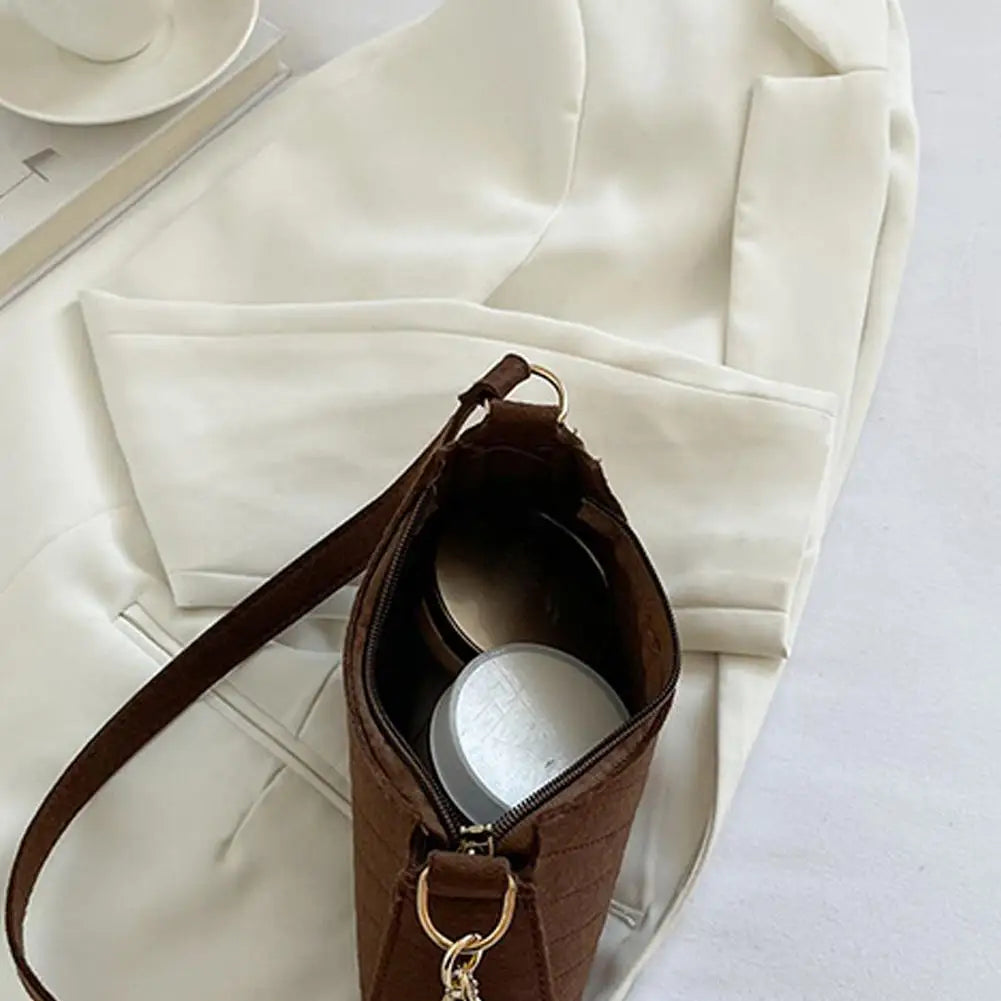 Mini Women Shoulder Bags Fashion Felt Women's Bag Advanced Design