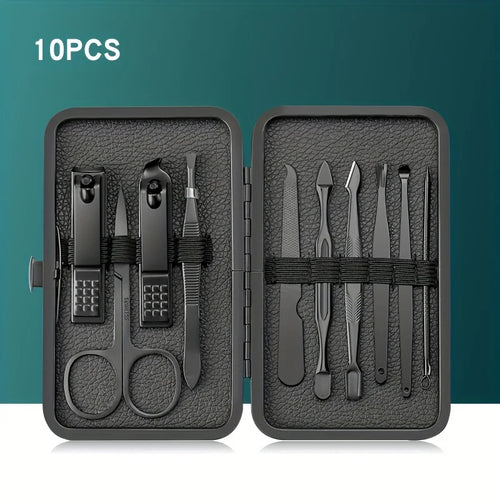 7/10/12/18/20/24PCS Set Professional Manicure Set Kits Stainless Steel