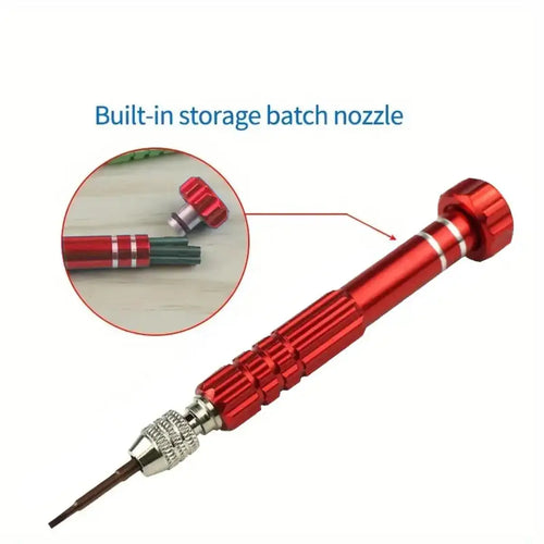 1pc 5-in-1 Multifunctional Small Screwdriver Kit Repair Tool for