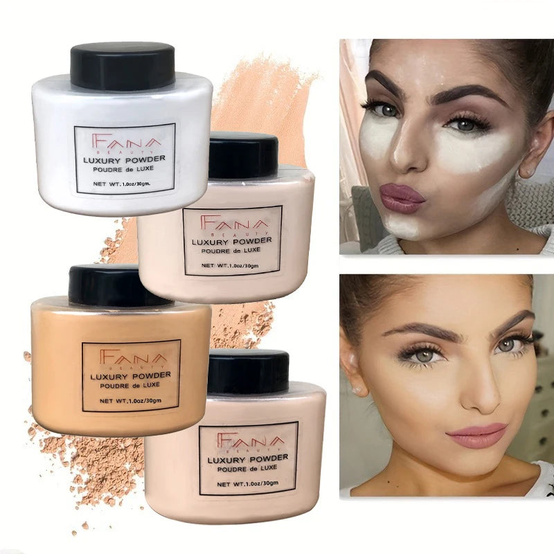 4 Colors Luxury Banana Powder Long-lasting Waterproof Light and