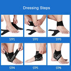 1 Pc Ankle Brace Support Compression Sleeve Elastic Foot Bandage