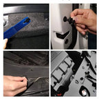5/100pcs 8mm Plastic Rivets Fasteners Screw Car Bumper Fender Black