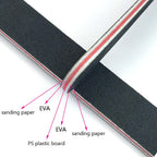 5Pcs Emery Board Nail Files, Straight Sandpaper Files for Nail Art DIY