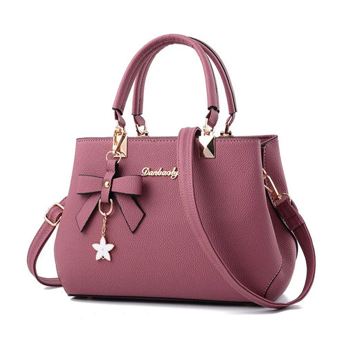 New Korean version trendy autumn and winter bow women's bag portable