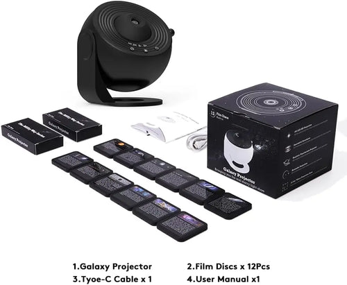 12 in 1 Star Projector Night Light 4K HD Planetarium Projector for