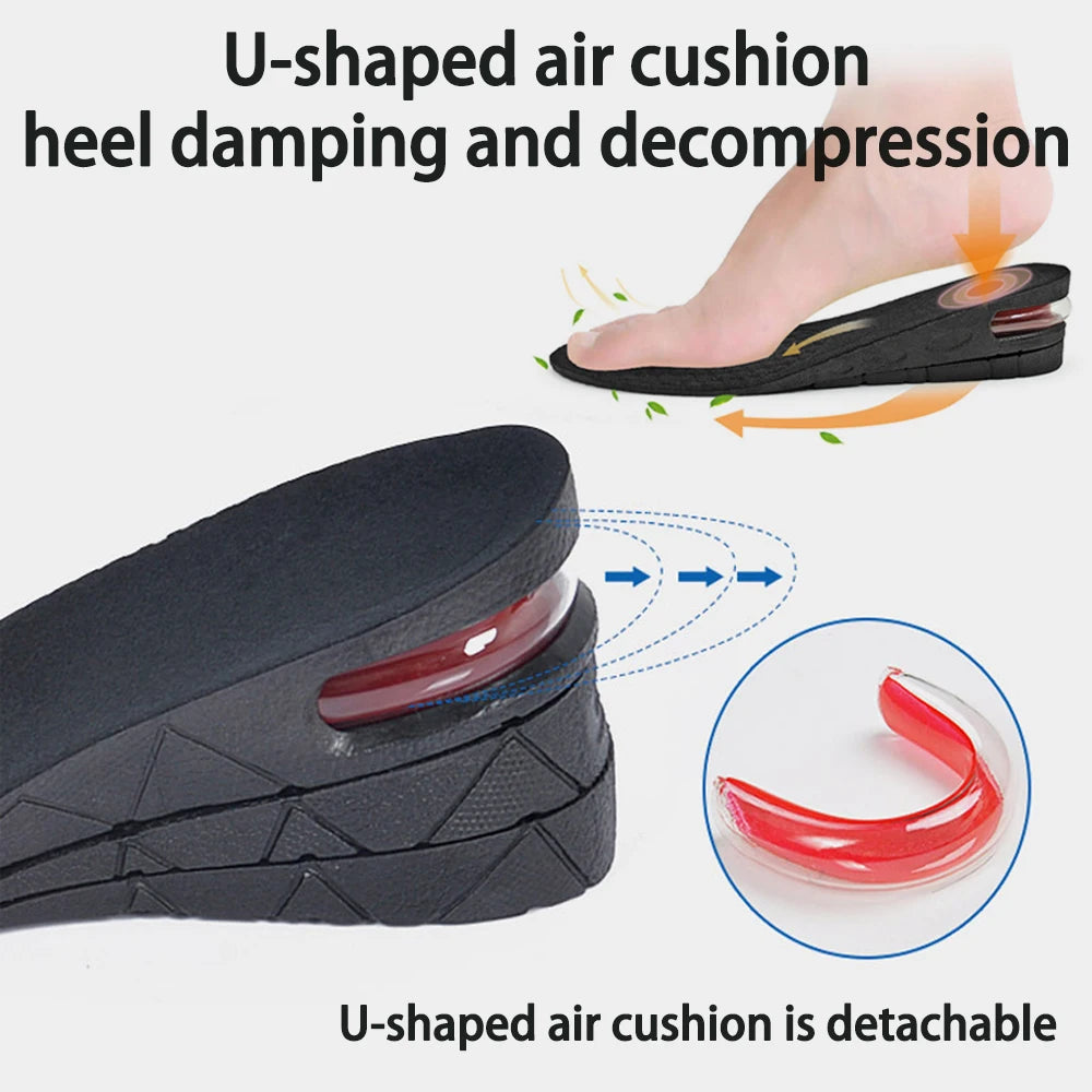 Height Increase Insole Invisible Heightening Template Air Cushion Shoe