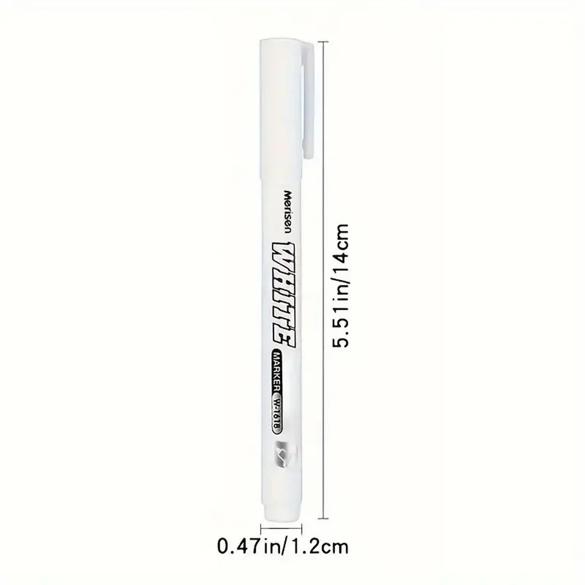 3/6pcs Waterproof White Marker Pen for Tire Painting, Fabric, Wood,