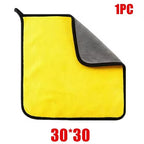 1/2/3/6/10pcs 30X60cm Microfiber Car Cleaning Towels Soft Quick Drying