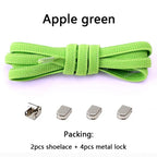 No tie Shoe laces Elastic laces Sneakers Flat Shoelaces without ties