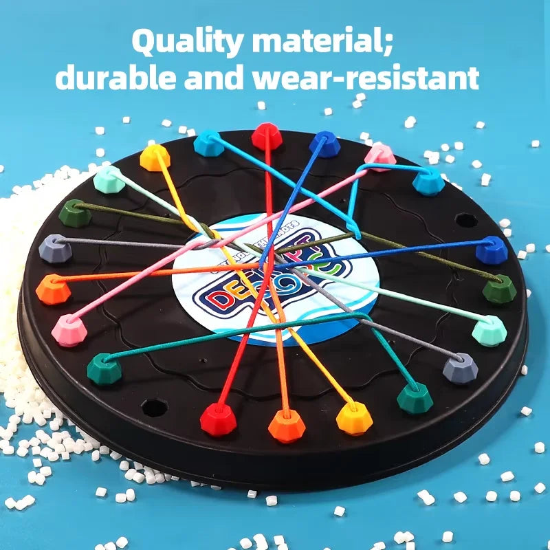 Rope Unraveling ChallengeA Board Game for Kids Enhances Logical