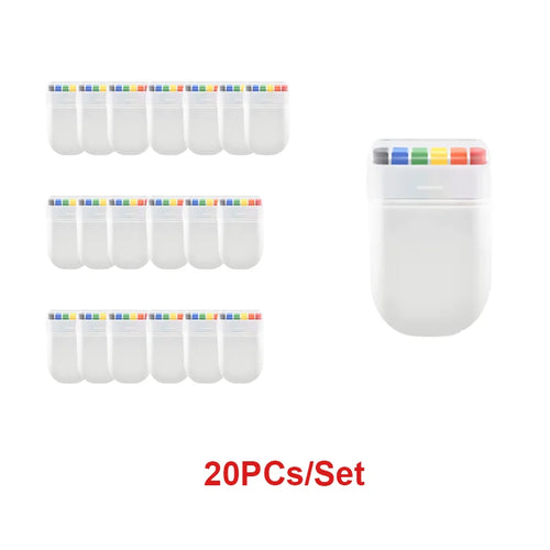 2PCs Rainbow Crayon Paint Rainbow Birthday Party Colourful Theme Party