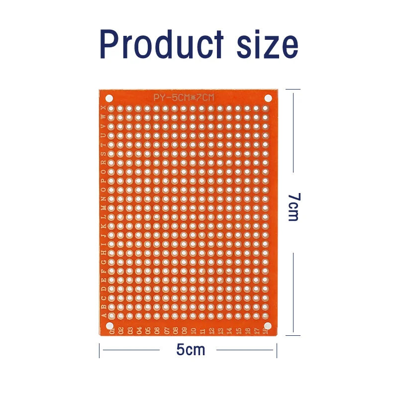 10PCS 5x7 cm Single Sided circuit board PCB 5*7CM bread board