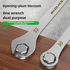 3mm Ultra-thin Wrench Large Open-end Wrench Plum Dual-purpose Wrench