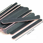 5Pcs Emery Board Nail Files, Straight Sandpaper Files for Nail Art DIY