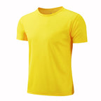 Men Women Quick Dry Short Sleeve Sport T Shirt Gym Jerseys Fitness