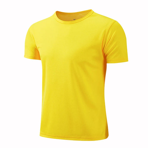 Men Women Quick Dry Short Sleeve Sport T Shirt Gym Jerseys Fitness