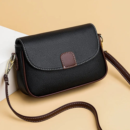 PU Leather Shoulder Bags For Women Fashion Flap Crossbody Messenger