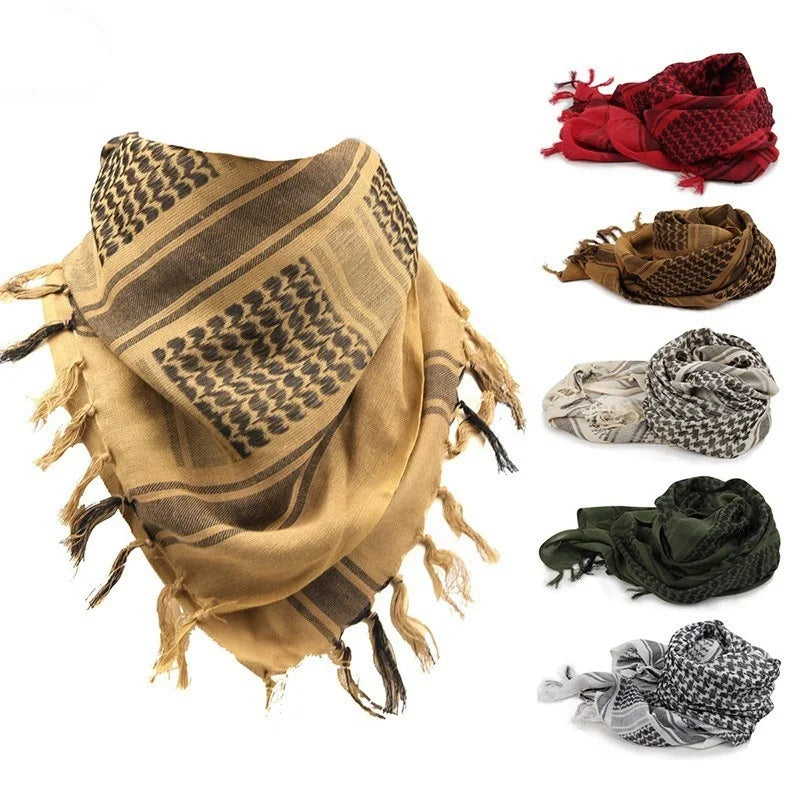 Fashion Military Fashion Lightweight Army Plaid Scarf Unisex Tactical