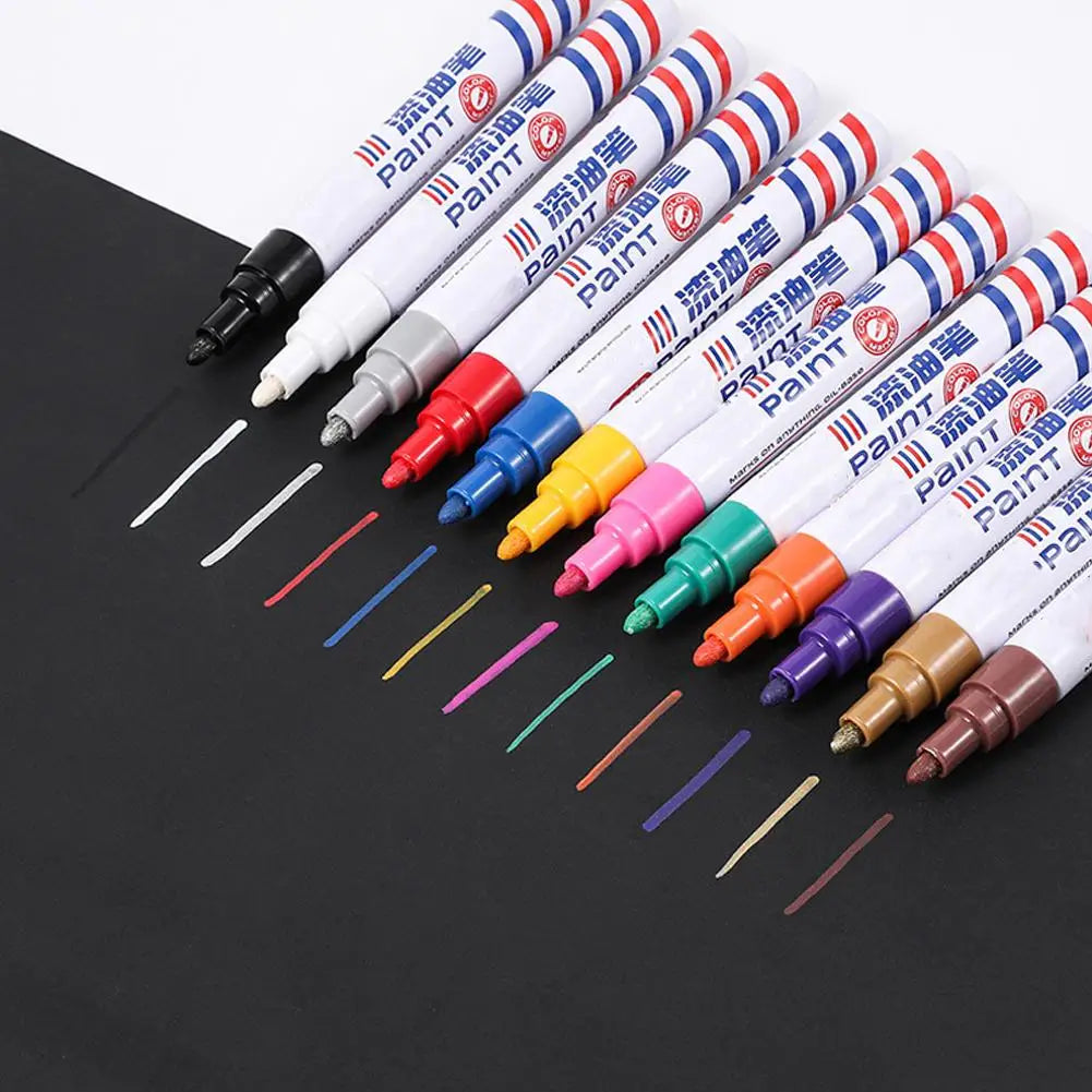 Car Scratch Repair Paint Pen Set - Quick-Drying Waterproof Metal