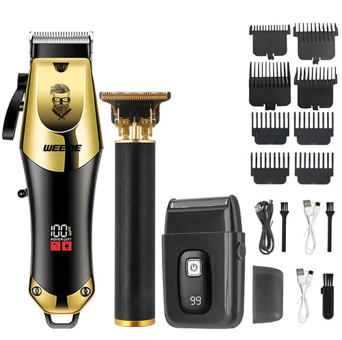 Vintage Hair Clipper Cordless Electric Hair Cutting Machine Portable