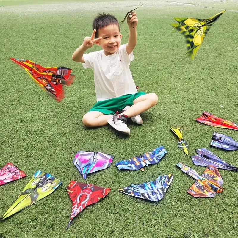 36Pcs DIY Children's Origami Airplane Parent-Child Full-Color Handmade