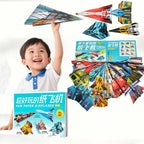36Pcs DIY Children's Origami Airplane Parent-Child Full-Color Handmade