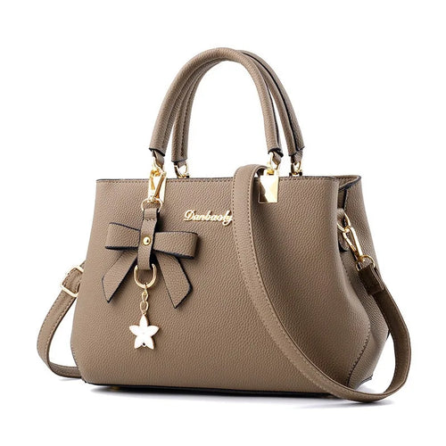 New Korean version trendy autumn and winter bow women's bag portable