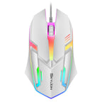 F1 Wired 3 Keys Mouse Colorful Lighting Gaming and Office For