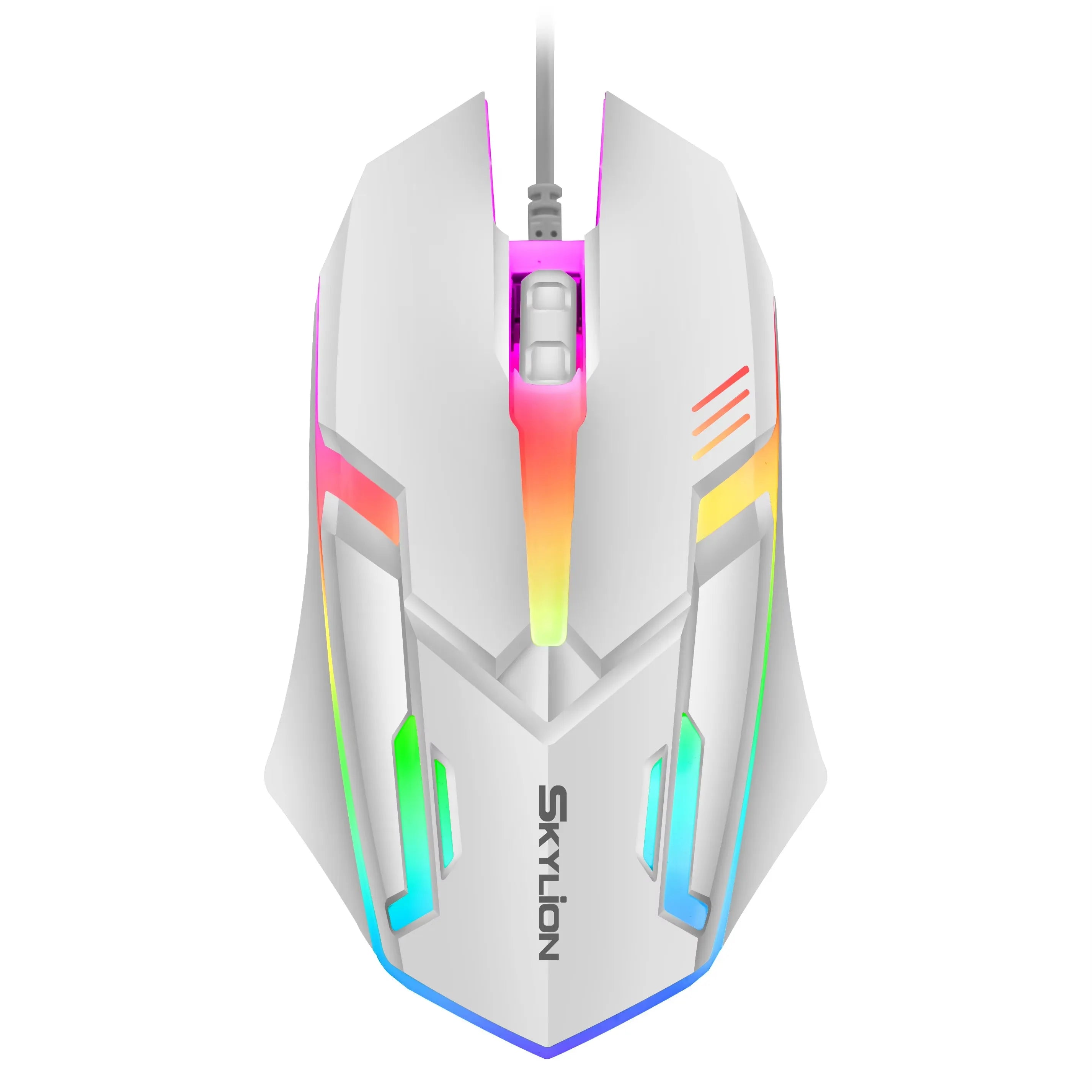 F1 Wired 3 Keys Mouse Colorful Lighting Gaming and Office For