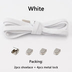 No tie Shoe laces Elastic laces Sneakers Flat Shoelaces without ties