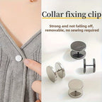 2/4pcs Seamless Spiral Buckle Clip Cuff Fastener for Fashion Buttons