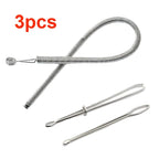 Bendable Spring Drawstring Threader Clip Pants Hoodies Elastic Band