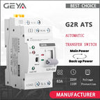 GEYA G2R ATS Mini Automatic Transfer Switch 220V Din Rail Dual Power