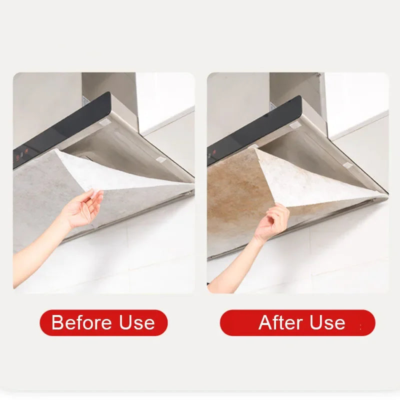 5/10M Disposable Hood Oil Filter Paper Non-woven Cooker Hood Extractor
