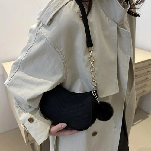 Mini Women Shoulder Bags Fashion Felt Women's Bag Advanced Design