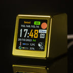 Super Cool Mini WiFi Desktop Weather Digital Clock Station with IPS