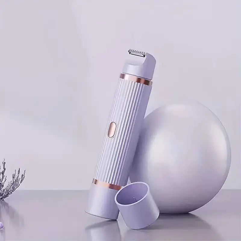 Two in one women's electric shaver - suitable for eyebrows, face,