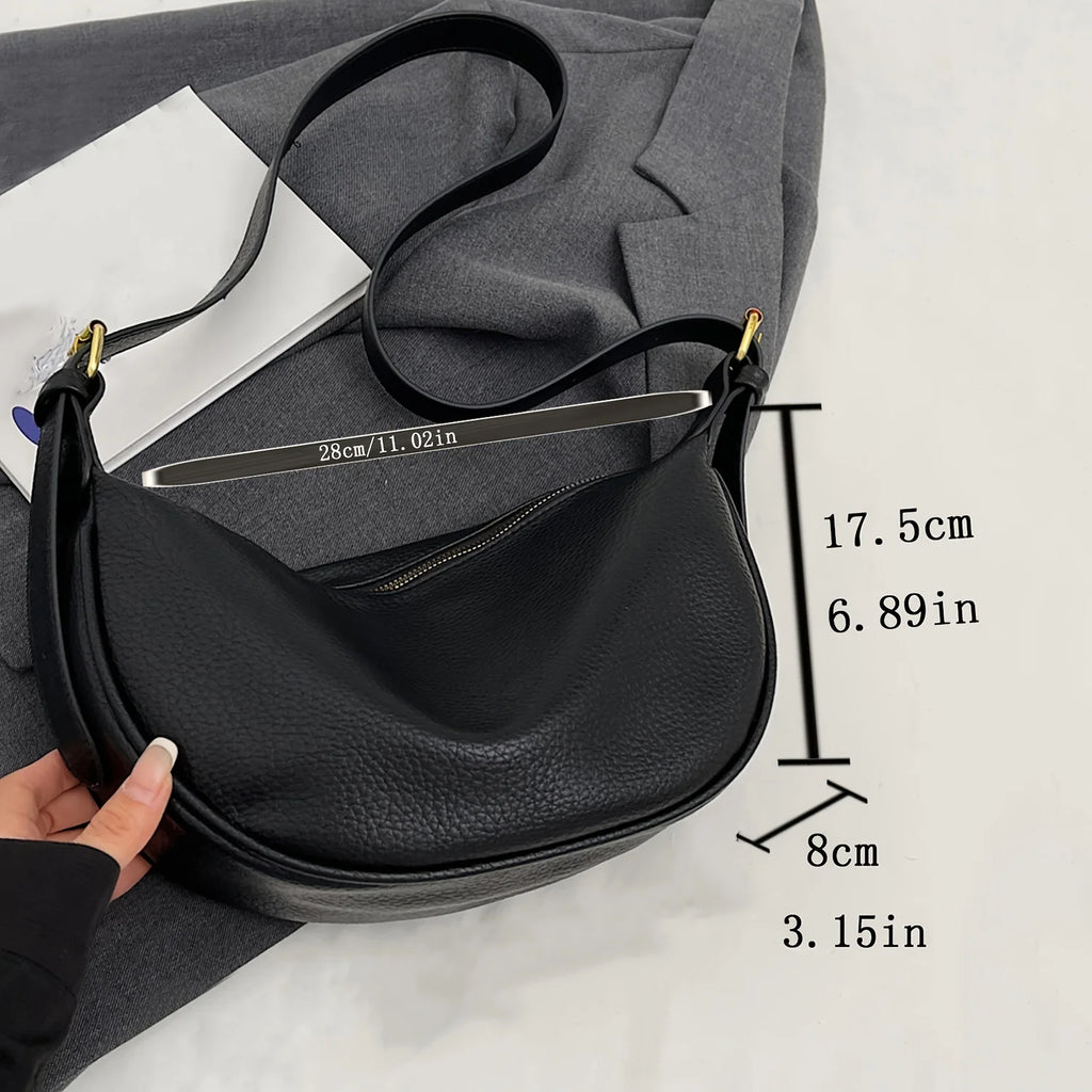 Luxury Women's Shoulder Bags PU Wallet Mobile Phone Dumpling Bag For