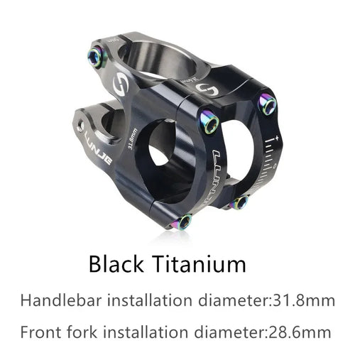 MTB Road Bike Stem CNC Mountain Bicycle Bridge Short Power 31.8mm High