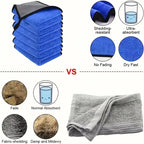 1/2/3/6/10pcs 30X60cm Microfiber Car Cleaning Towels Soft Quick Drying