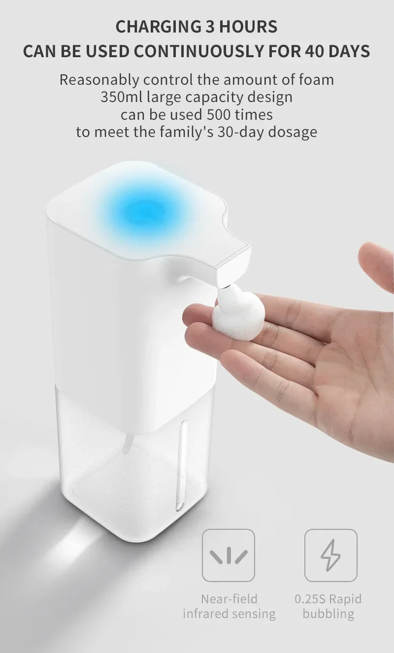 Automatic Soap Dispenser Infrared Sensor Hand Sanitizer USB