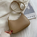 Fashion Portable Handbag Retro Hong Kong Style Portable One-shoulder