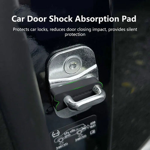 1/4pcs Car Door Shock Absorber Universal Car Door Buckle Soundproof