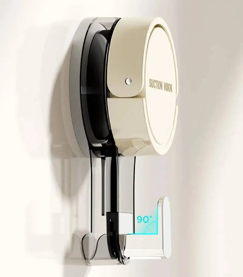 Strong Vacuum Suction Hooks – Traceless No-Drill Wall Hooks for