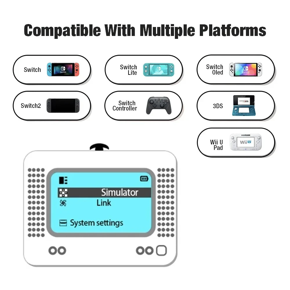 For Amiibo Chargeable Intelligent Simulator NFC Emulator Universal