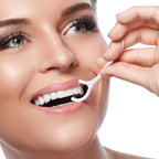 High Tensile Strength Dental Floss Pick Bow Shaped Super Thin Dental