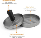 Burger Press Non-Stick Hamburger Patty Maker with Wax Paper Aluminum