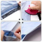 2roll Black White Double-sided Interlining Adhesive Fabric Clothes