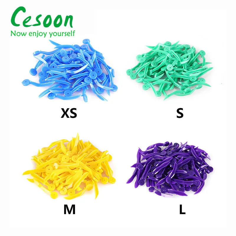 200Pc Dental Disposable Tooth Gap Wedges With End Circular Hole