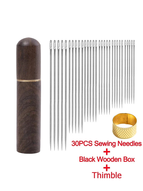 Side Hole Blind Sewing Needles Stainless Steel Elderly Needles Hand